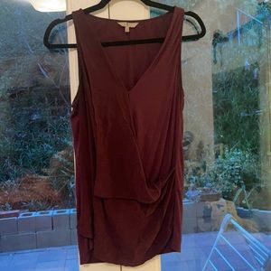 7 for all man kind maroon tank.